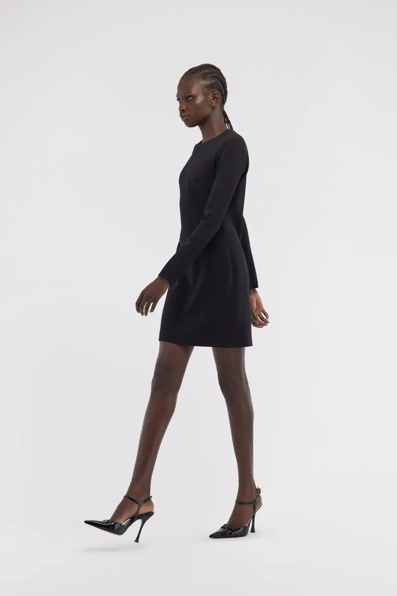 Roberto Cavalli Long-sleeve dress with RC | Thumbnail 4