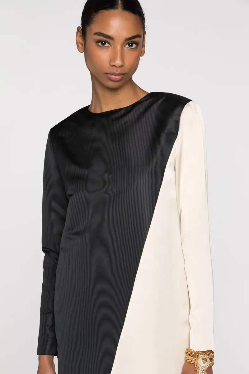 Roberto Cavalli Diagonal-stripe satin-finish midi dress | Thumbnail 5 Roberto Cavalli Diagonal-stripe satin-finish midi dress | Thumbnail 5