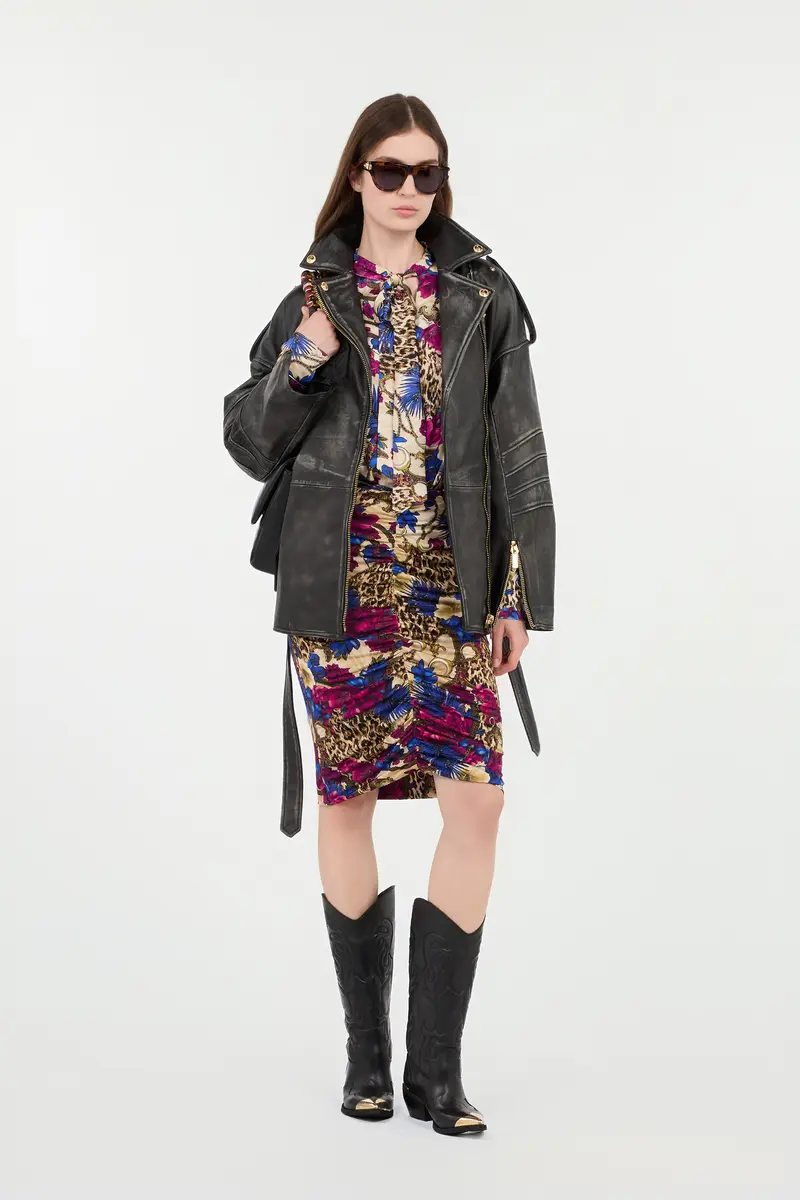 Roberto Cavalli Flower Leo Print Shirt | Thumbnail 7 Roberto Cavalli Flower Leo Print Shirt | Thumbnail 7