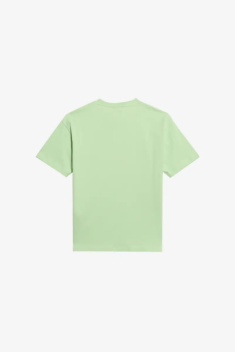 Roberto Cavalli Light Green T-Shirt with Tropical Print | Thumbnail 2