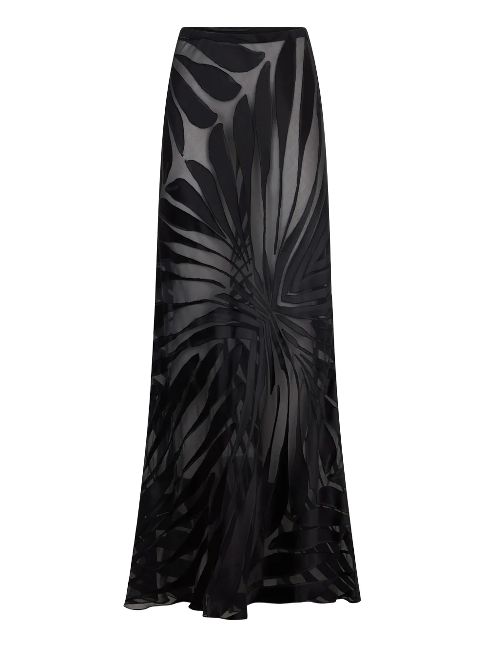 Skirt With Ray Devoré Print