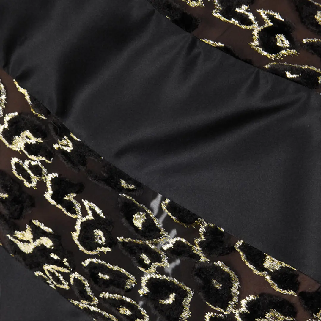 Roberto Cavalli Long See-Through Dress With Leopard Print Pattern | Thumbnail 4 Roberto Cavalli Long See-Through Dress With Leopard Print Pattern | Thumbnail 4