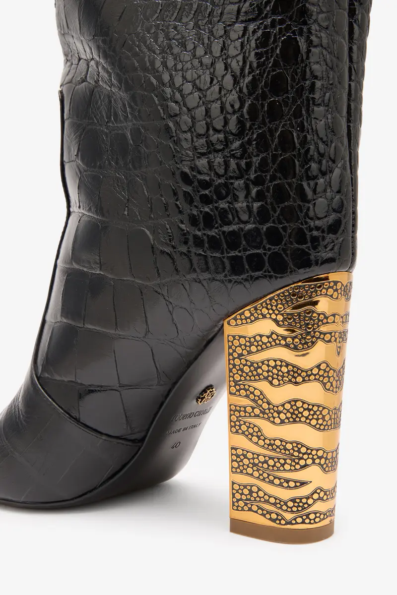 Roberto Cavalli Boots With Crocodile Embossing | Thumbnail 4 Roberto Cavalli Boots With Crocodile Embossing | Thumbnail 4