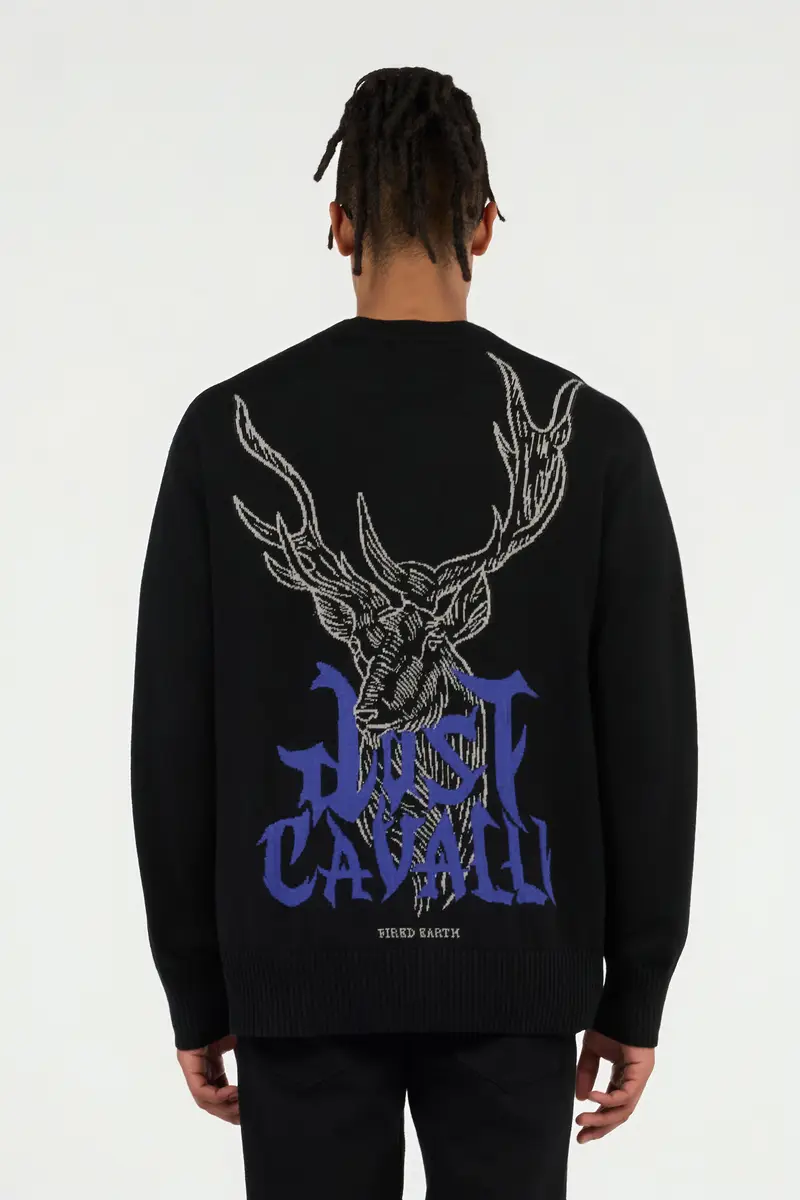 Roberto Cavalli Sweater With Deer Motif | Thumbnail 3 Roberto Cavalli Sweater With Deer Motif | Thumbnail 3