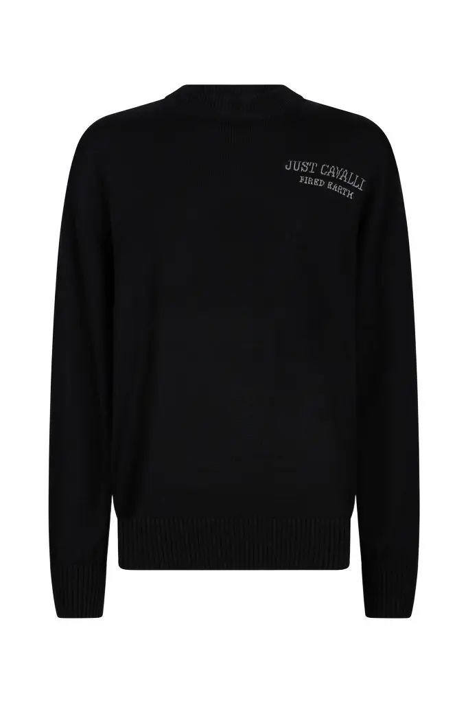 Roberto Cavalli Sweater With Deer Motif | Image 1 Roberto Cavalli Sweater With Deer Motif | Image 1
