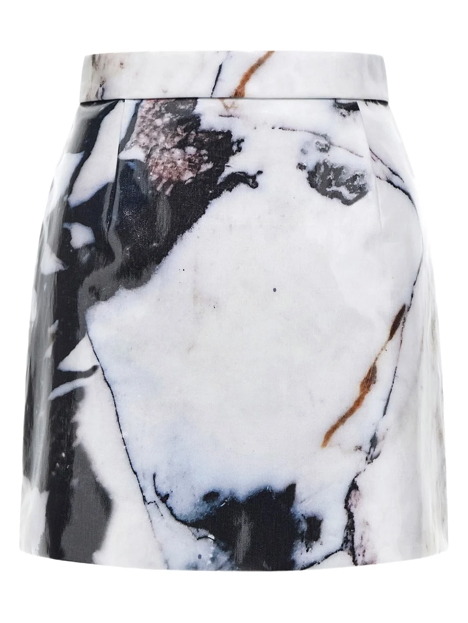 Marble Print Skirt