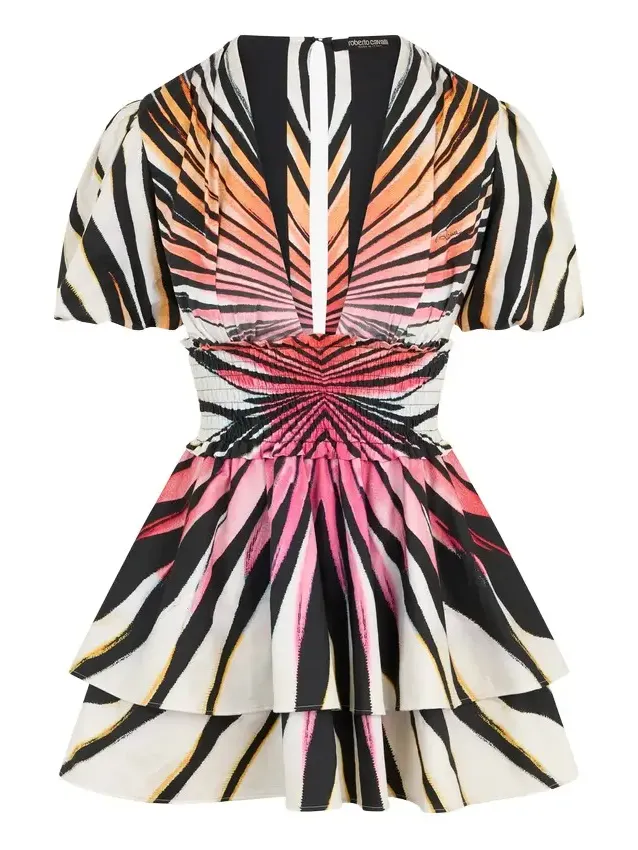 Ray Of Paradise Print Dress Mini Ray Of Paradise Print Dress Mini