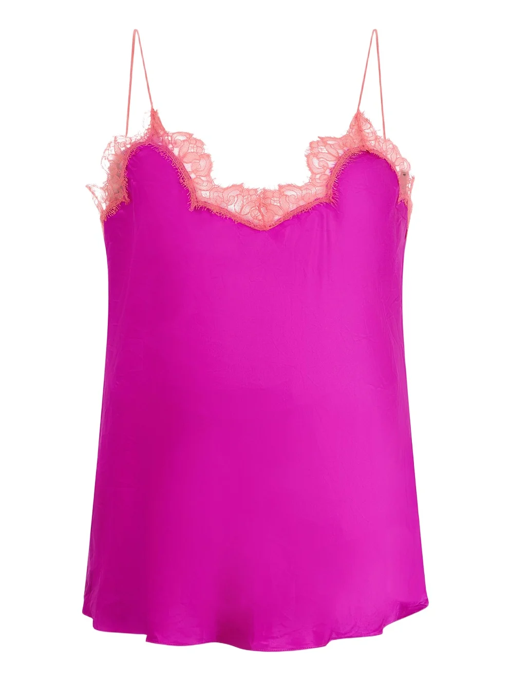 Roberto Cavalli Top with Lace Detailing