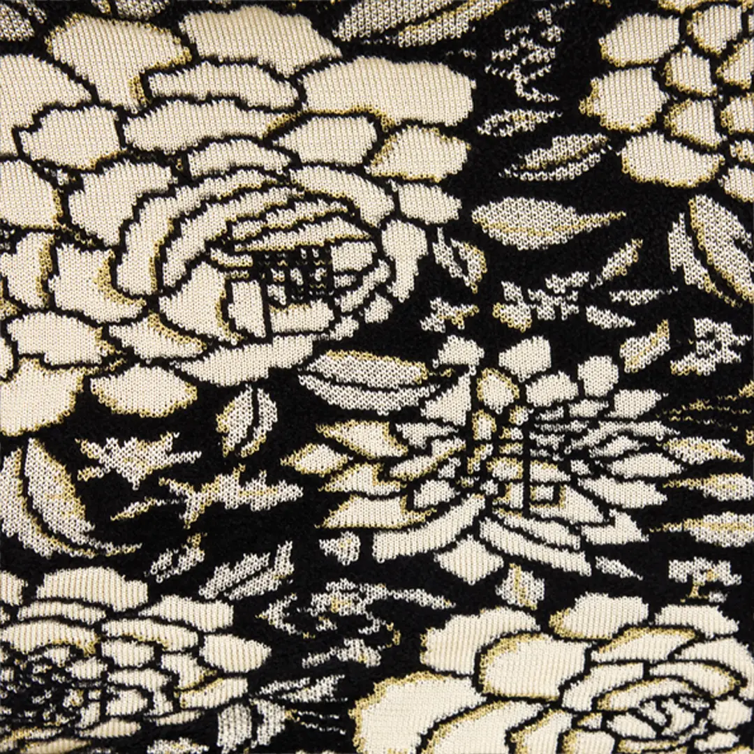 Roberto Cavalli Knitted Top With Jacquard Floral Pattern | Thumbnail 4 Roberto Cavalli Knitted Top With Jacquard Floral Pattern | Thumbnail 4