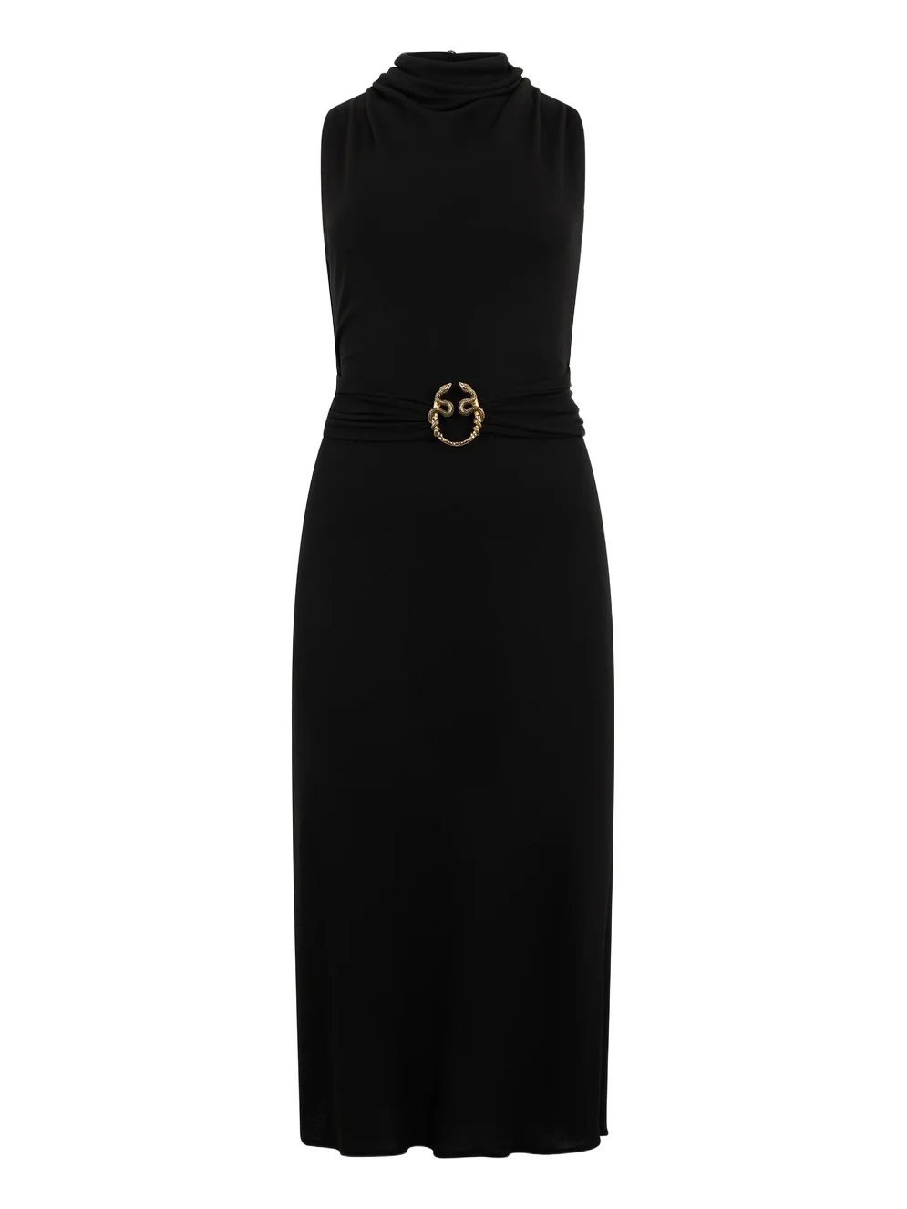 Midi Dress with Snake Detail