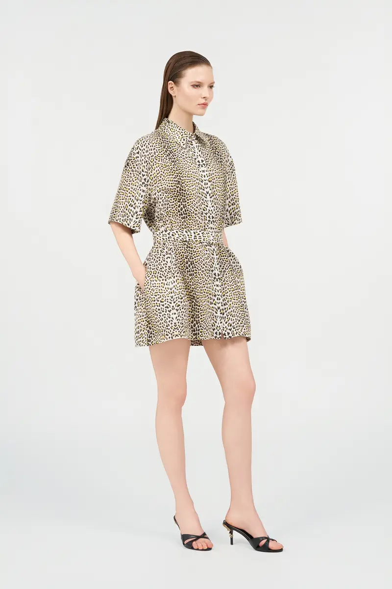 Roberto Cavalli Pop Jaguar Print Mini Dress | Thumbnail 2 Roberto Cavalli Pop Jaguar Print Mini Dress | Thumbnail 2