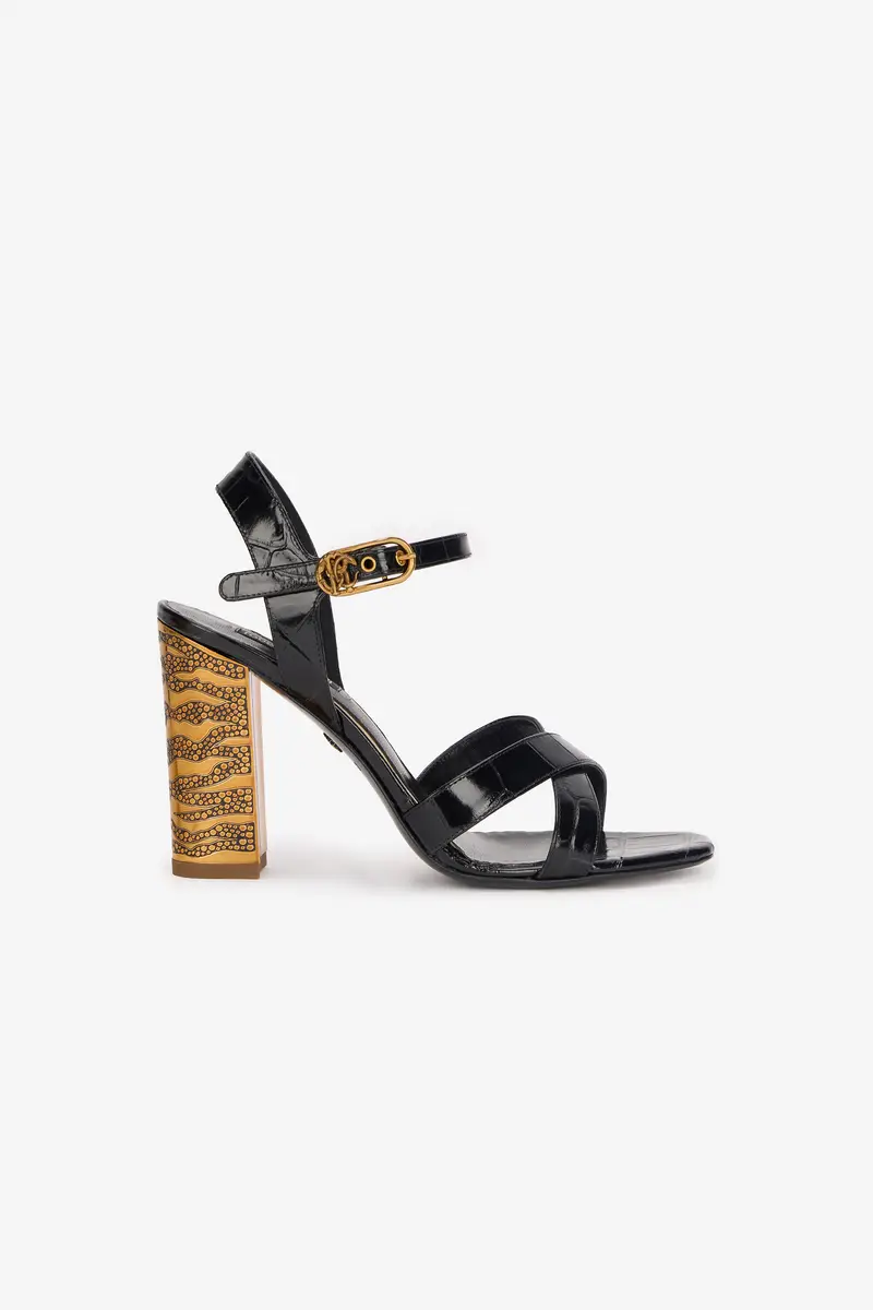 Roberto Cavalli Sandals With Straps And Thick Heel | Thumbnail 2 Roberto Cavalli Sandals With Straps And Thick Heel | Thumbnail 2