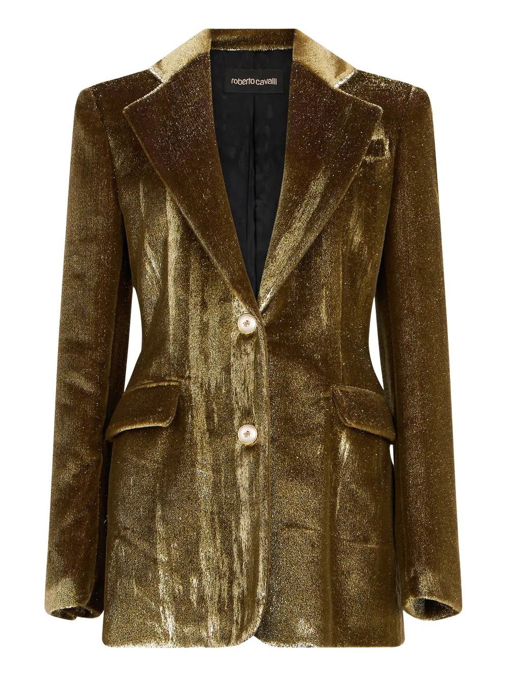 Gold Velvet Blazer
