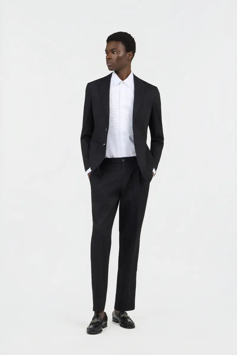 Roberto Cavalli Black Cotton Suit | Thumbnail 6 Roberto Cavalli Black Cotton Suit | Thumbnail 6