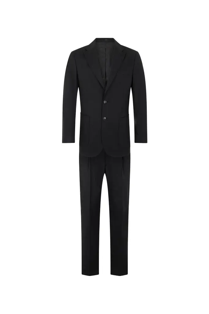 Roberto Cavalli Black Cotton Suit | Image 1 Roberto Cavalli Black Cotton Suit | Image 1