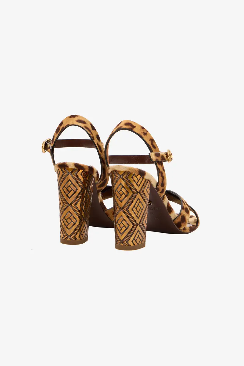 Roberto Cavalli Hairy Cheetah Skin Sandals | Thumbnail 3 Roberto Cavalli Hairy Cheetah Skin Sandals | Thumbnail 3
