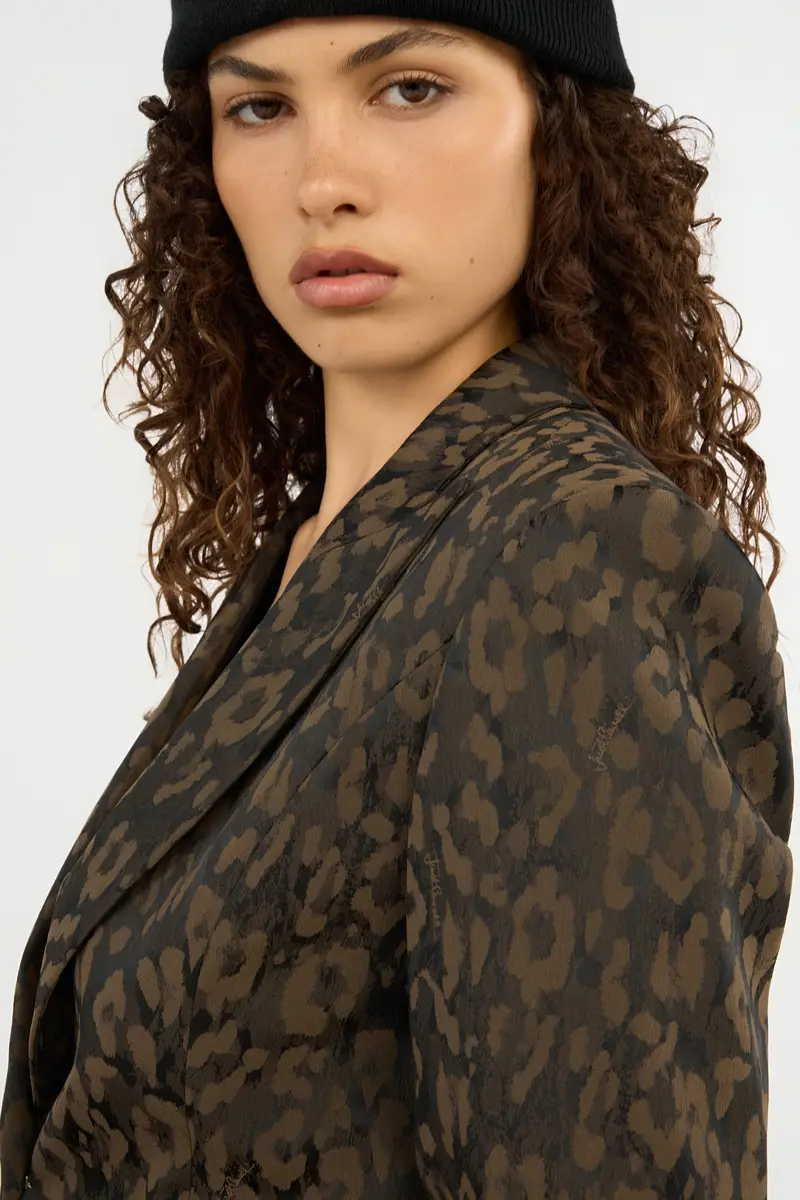 Roberto Cavalli Leopard Print Jacket Blazer | Thumbnail 5