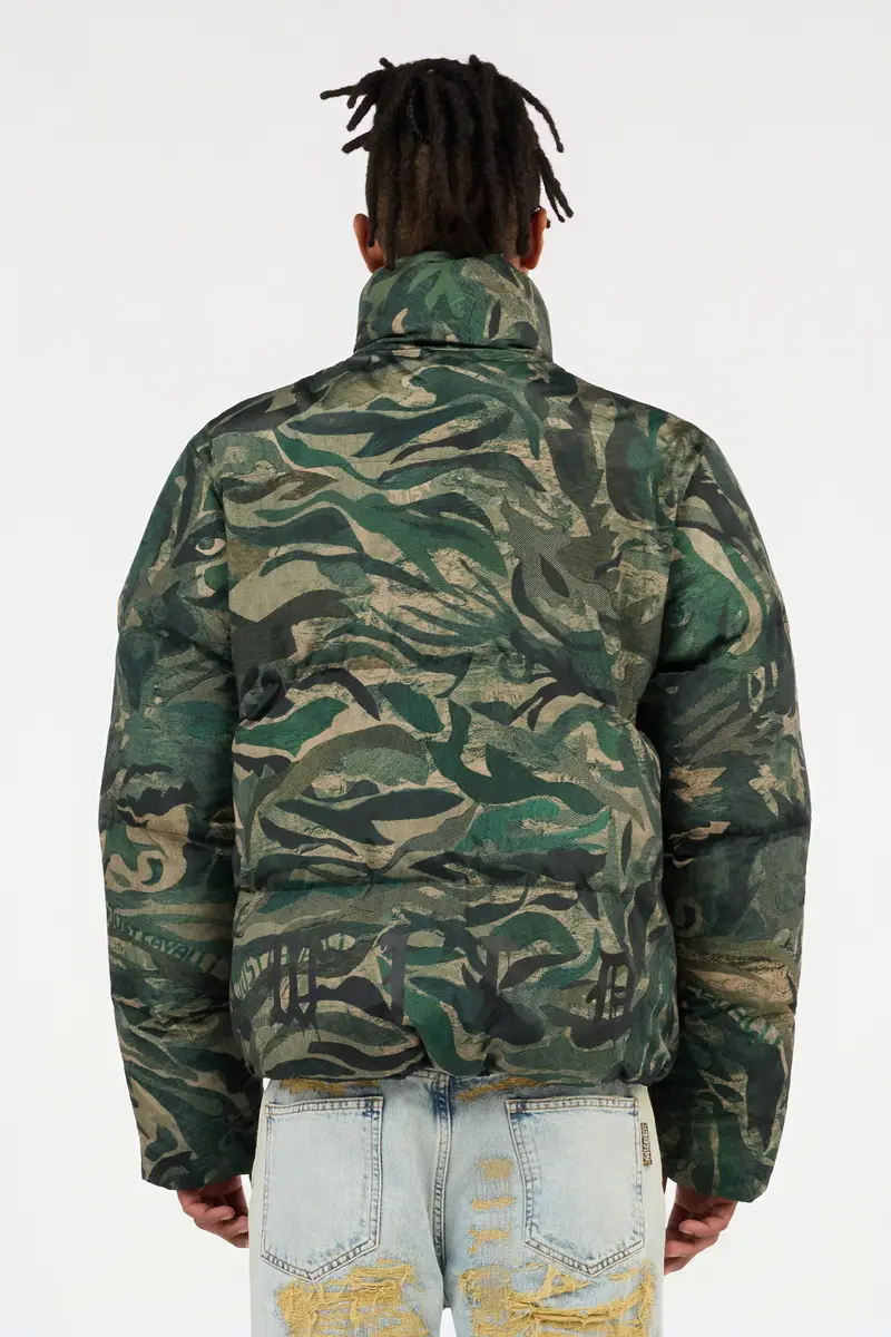 Roberto Cavalli Reversible Tiger Camu Print Puffer Jacket | Thumbnail 4 Roberto Cavalli Reversible Tiger Camu Print Puffer Jacket | Thumbnail 4