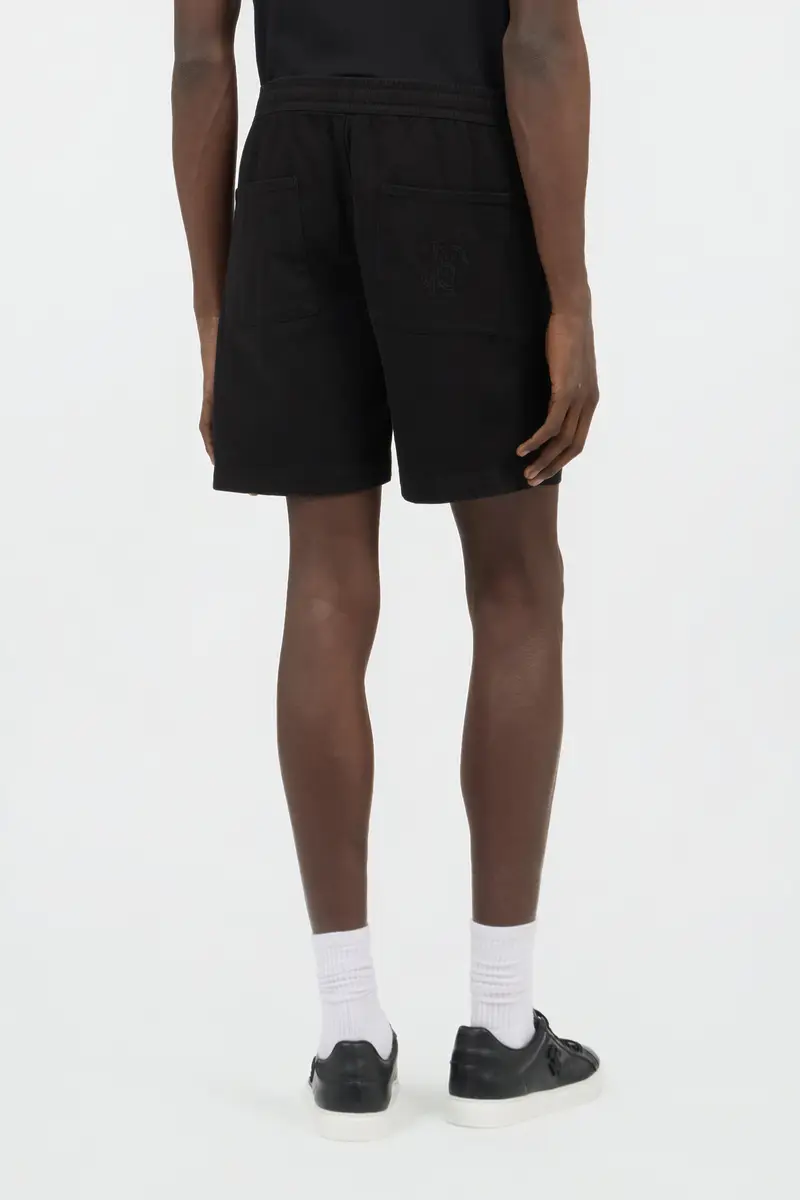Roberto Cavalli Black Cotton Bermuda Shorts | Thumbnail 3 Roberto Cavalli Black Cotton Bermuda Shorts | Thumbnail 3