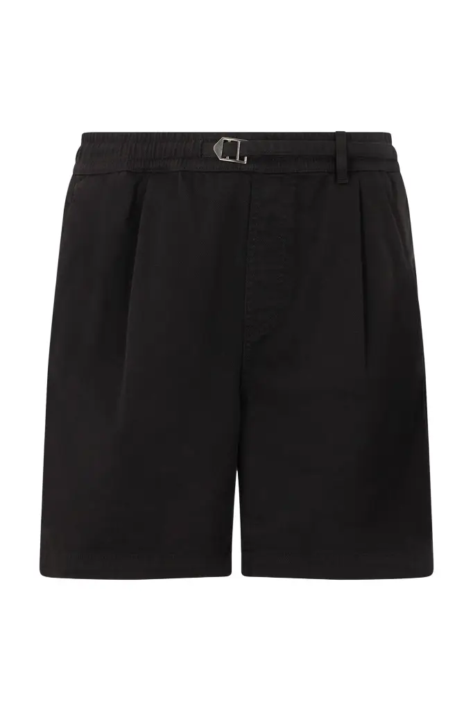 Roberto Cavalli Black Cotton Bermuda Shorts