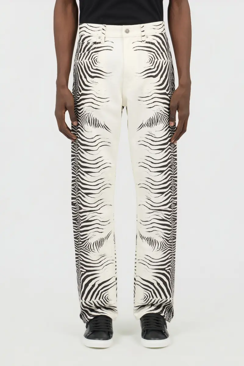 Roberto Cavalli Zebra Print Denim Jeans | Thumbnail 2 Roberto Cavalli Zebra Print Denim Jeans | Thumbnail 2