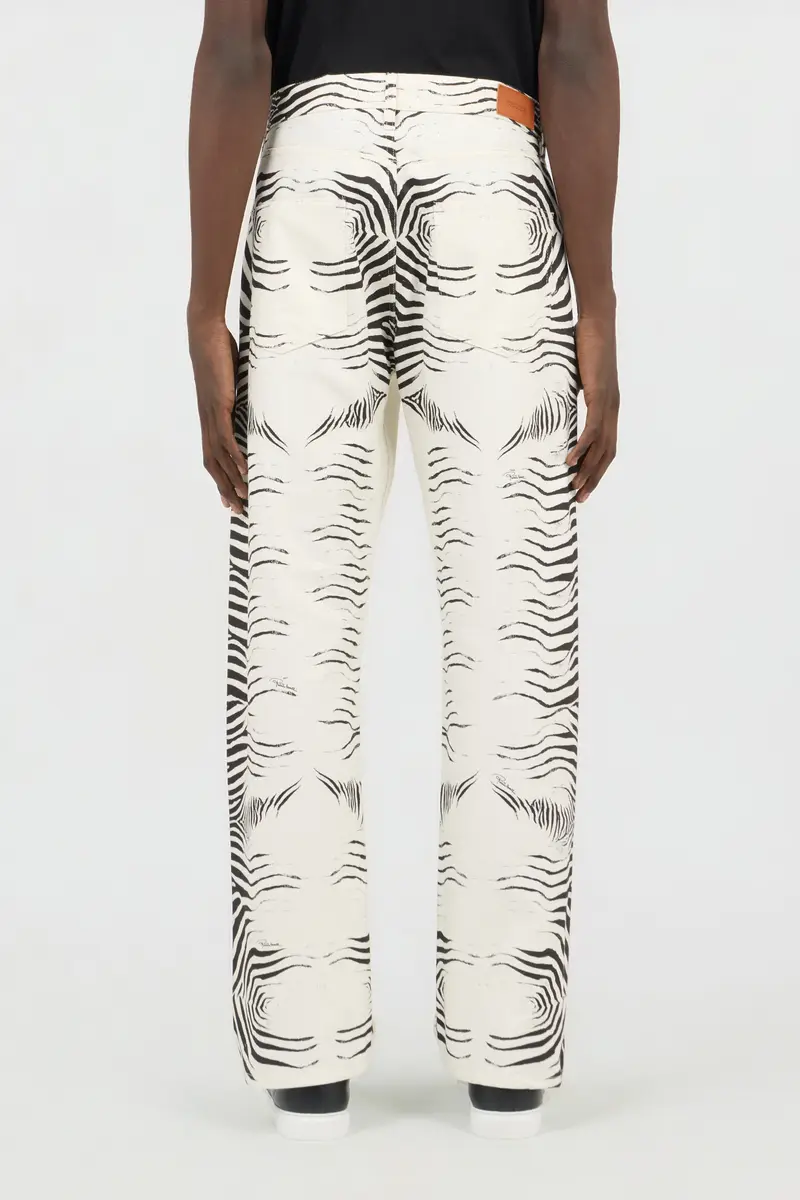 Roberto Cavalli Zebra Print Denim Jeans | Thumbnail 3 Roberto Cavalli Zebra Print Denim Jeans | Thumbnail 3