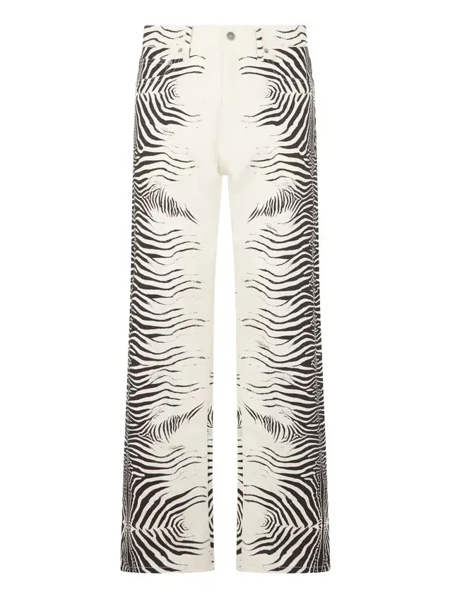 Zebra Print Denim Jeans Zebra Print Denim Jeans