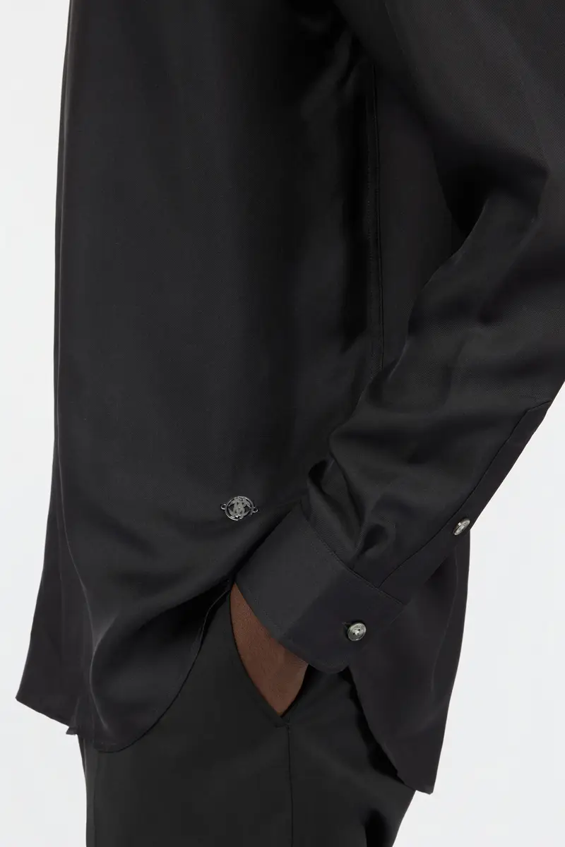 Roberto Cavalli Black Silk Shirt | Thumbnail 5 Roberto Cavalli Black Silk Shirt | Thumbnail 5