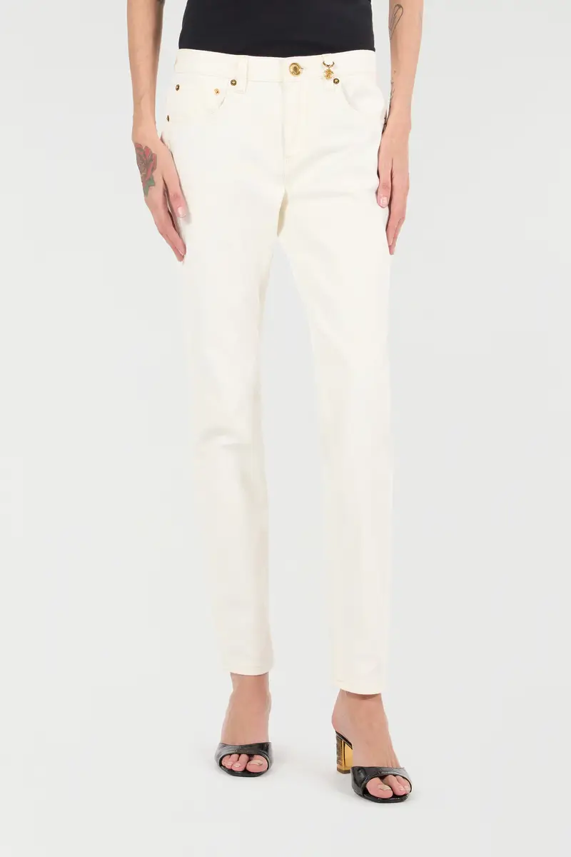 Roberto Cavalli Python-Print Pants With Charm | Thumbnail 2 Roberto Cavalli Python-Print Pants With Charm | Thumbnail 2