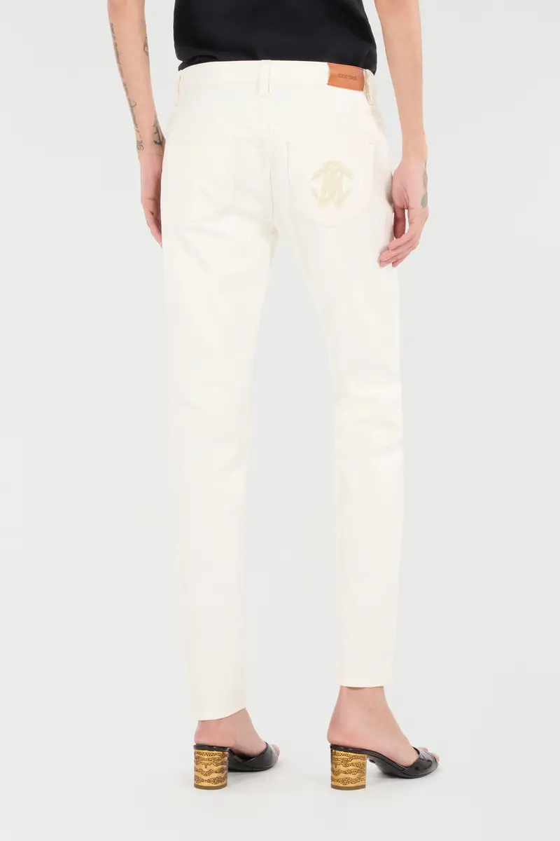 Roberto Cavalli Python-Print Pants With Charm | Thumbnail 3 Roberto Cavalli Python-Print Pants With Charm | Thumbnail 3