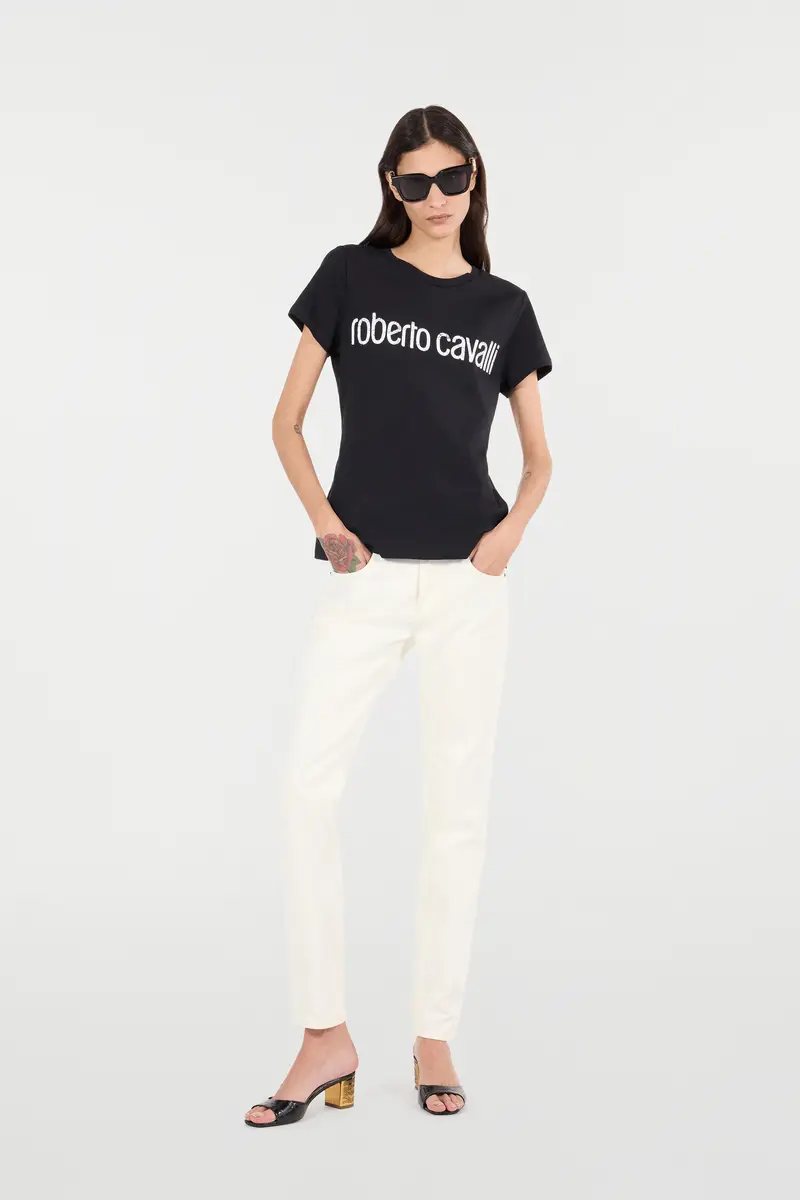 Roberto Cavalli Python-Print Pants With Charm | Thumbnail 7 Roberto Cavalli Python-Print Pants With Charm | Thumbnail 7