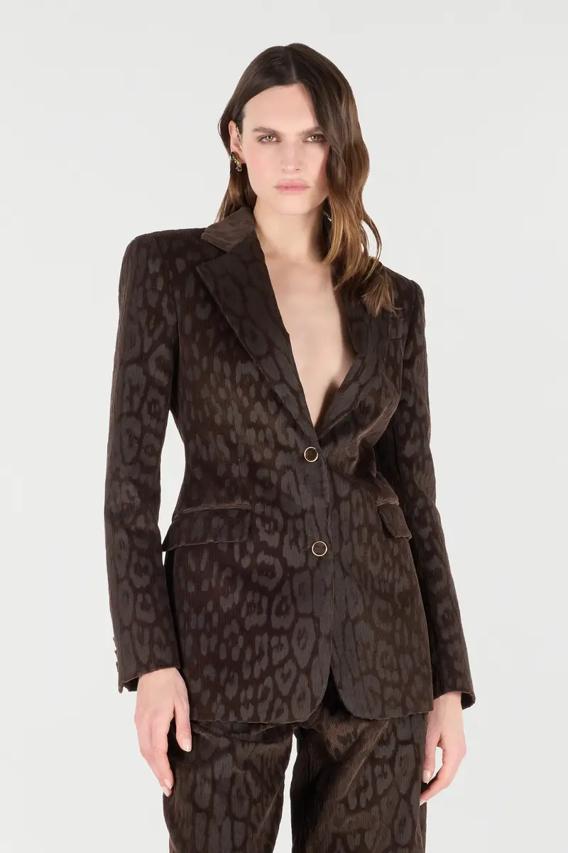 Roberto Cavalli Jaguar Skin Corduroy Jacket | Thumbnail 2 Roberto Cavalli Jaguar Skin Corduroy Jacket | Thumbnail 2