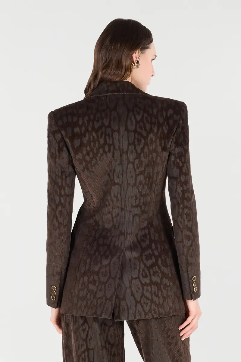 Roberto Cavalli Jaguar Skin Corduroy Jacket | Thumbnail 3 Roberto Cavalli Jaguar Skin Corduroy Jacket | Thumbnail 3