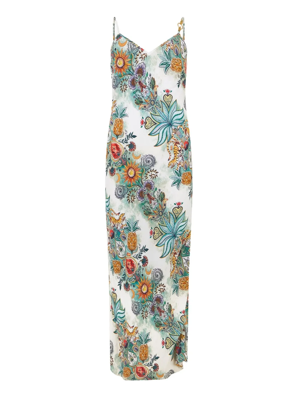 Roberto Cavalli Tropical Garden Print Dress