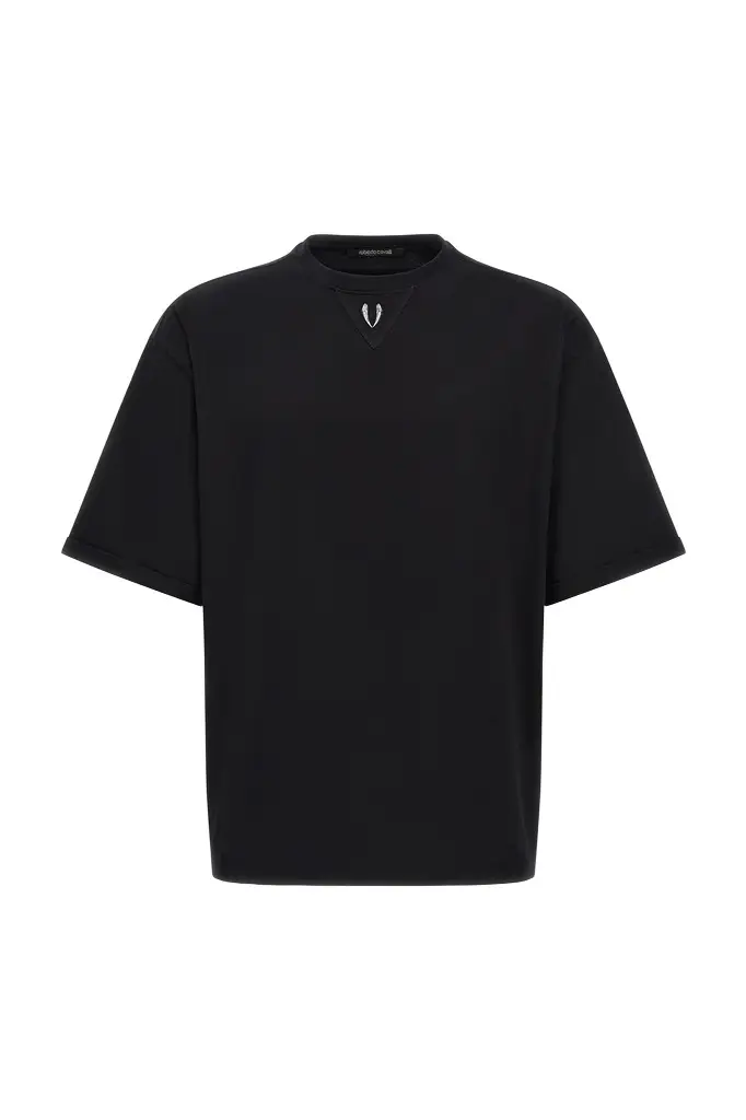 Roberto Cavalli T-shirt with Fang