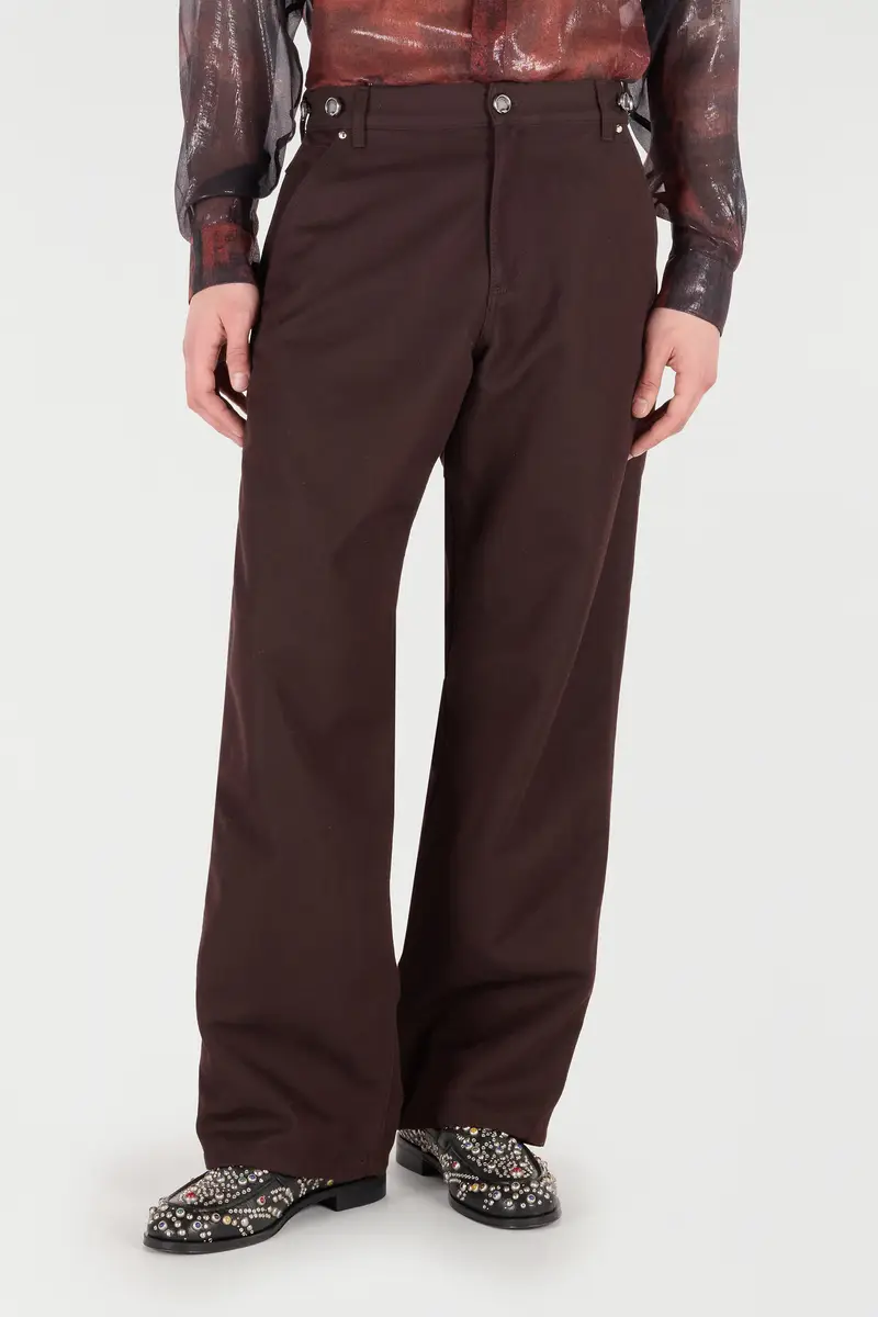 Roberto Cavalli Cotton-Blend Pants | Thumbnail 2