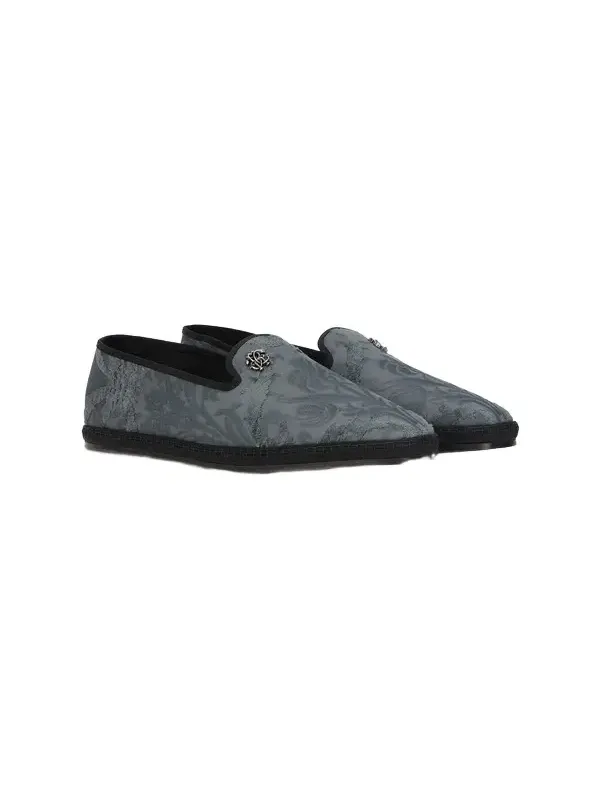 Roberto Cavalli Roberto Cavalli Jacquard Slip-On Shoes