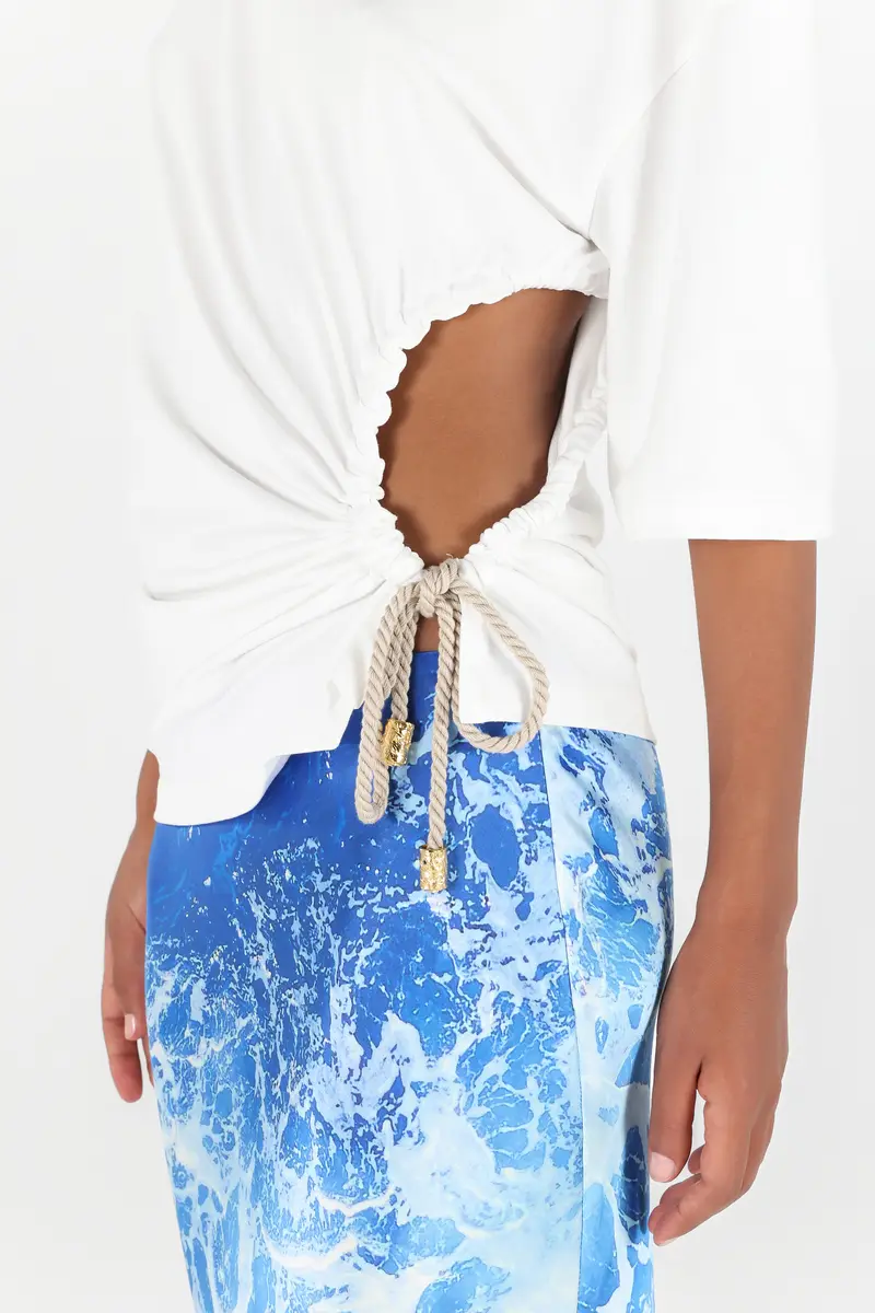 Roberto Cavalli T-shirt with Knot | Thumbnail 6
