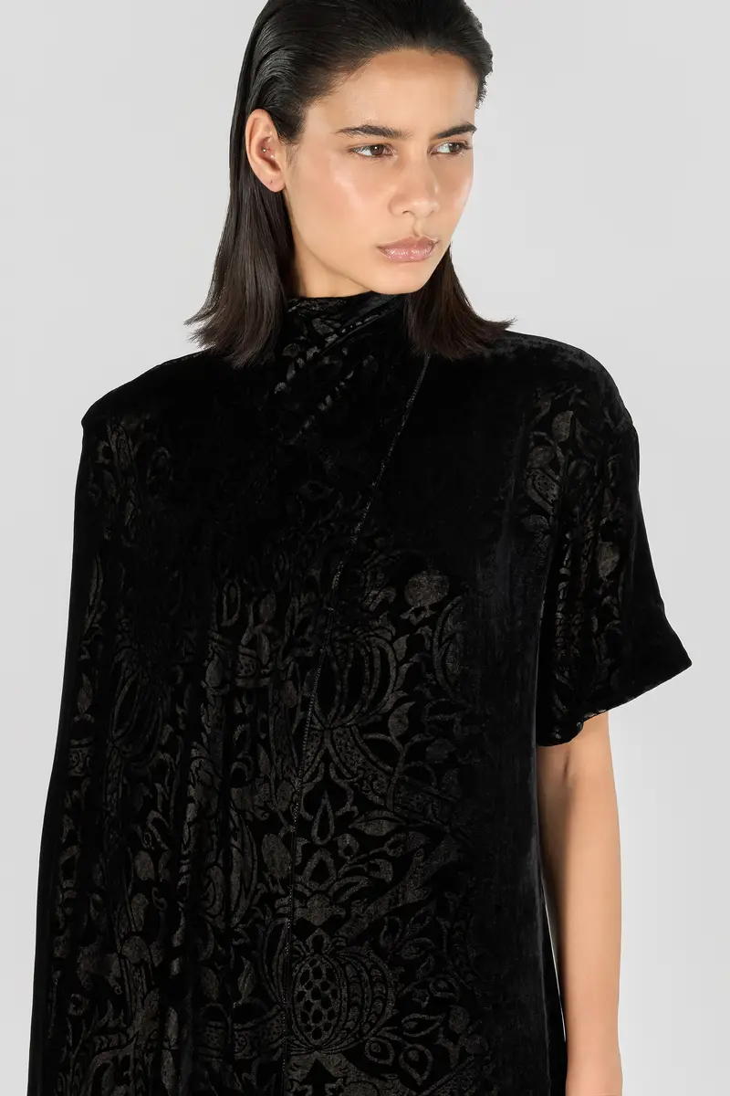 Roberto Cavalli Long dress with Brocade print | Thumbnail 4