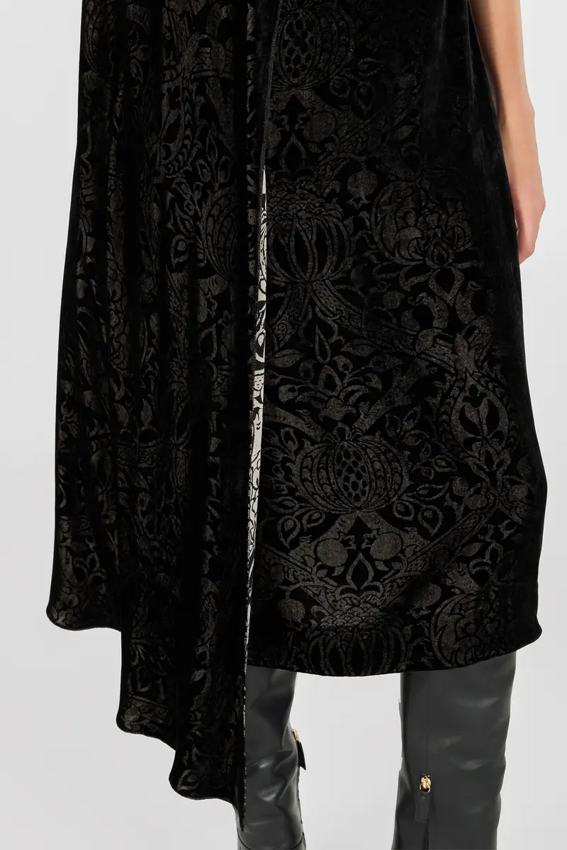 Roberto Cavalli Long dress with Brocade print | Thumbnail 5