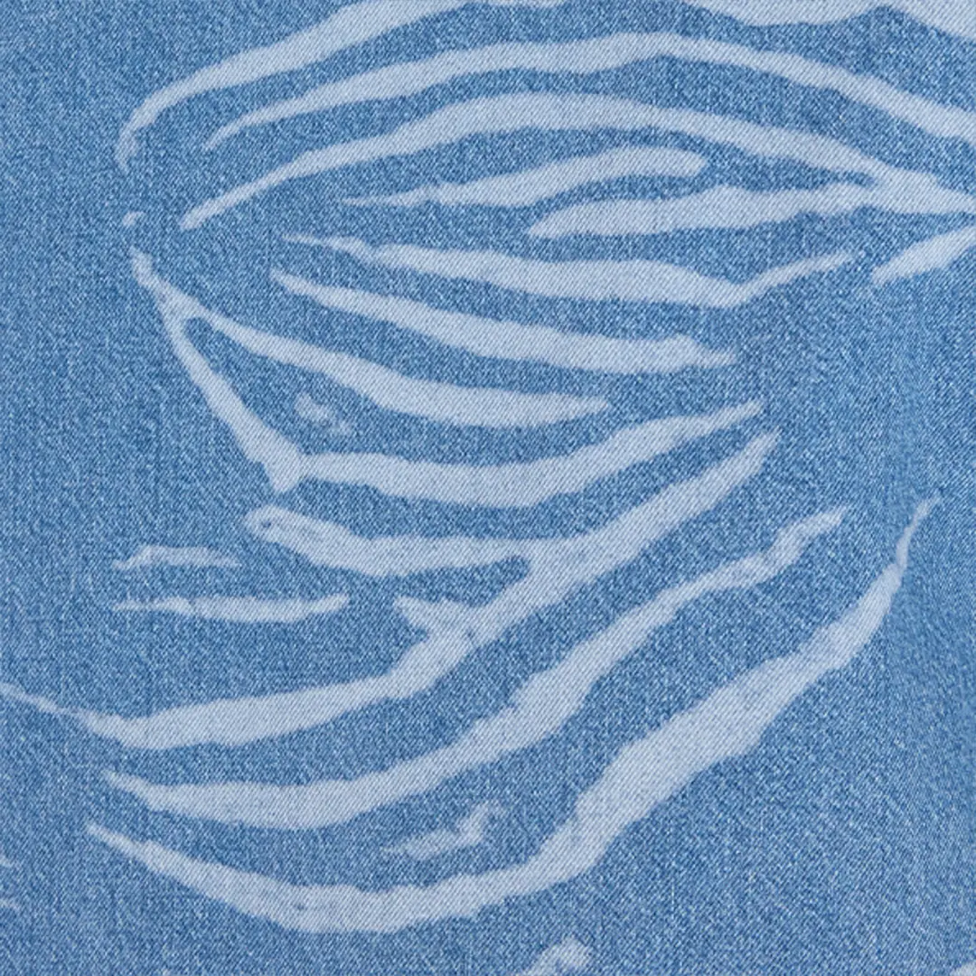 Roberto Cavalli Denim Shirt With Tiger Skin Print | Thumbnail 4 Roberto Cavalli Denim Shirt With Tiger Skin Print | Thumbnail 4