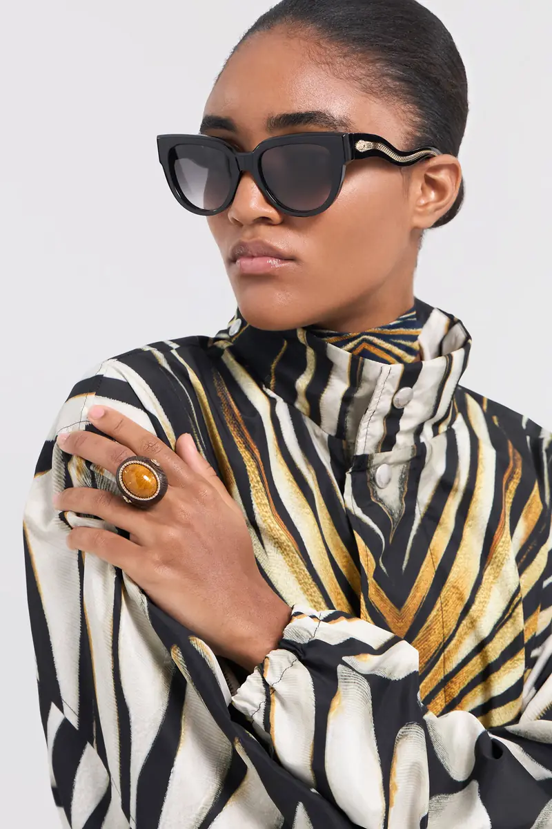 Roberto Cavalli Enameled Metal Ring | Thumbnail 4 Roberto Cavalli Enameled Metal Ring | Thumbnail 4