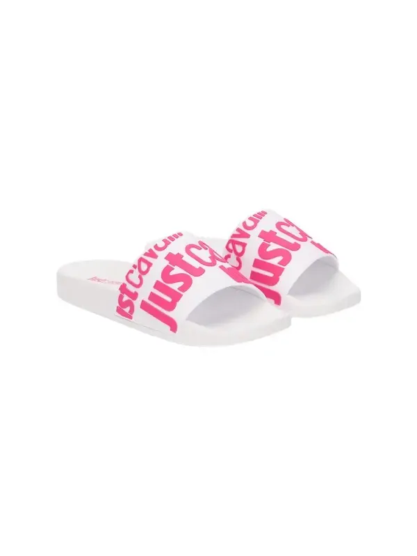White Slip-On Slides White Slip-On Slides