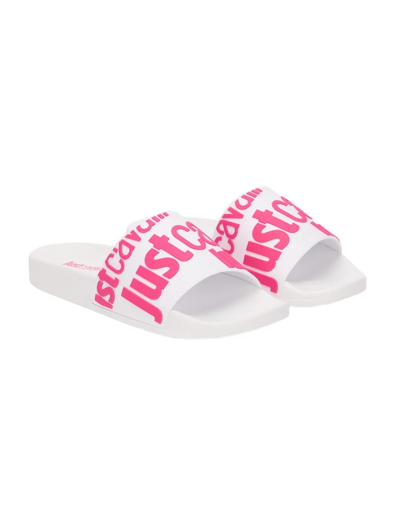White Slip-On Slides White Slip-On Slides