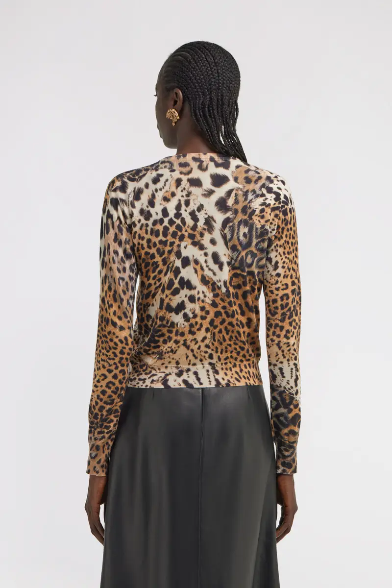 Roberto Cavalli Malachite print cardigan | Thumbnail 3