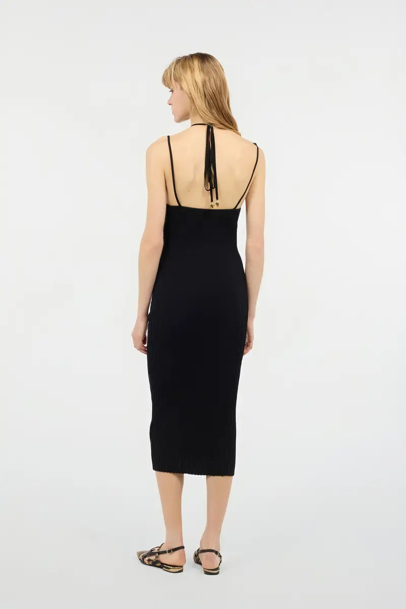 Roberto Cavalli Rib-Knit Midi Dress | Thumbnail 3 Roberto Cavalli Rib-Knit Midi Dress | Thumbnail 3