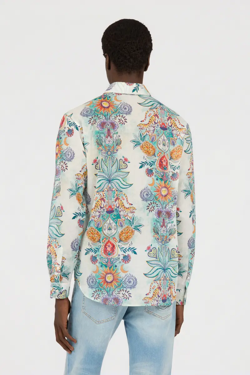 Roberto Cavalli Tropical Garden Print Shirt | Thumbnail 3 Roberto Cavalli Tropical Garden Print Shirt | Thumbnail 3