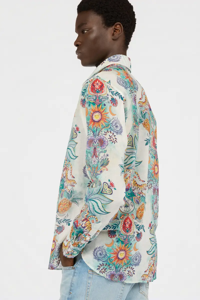 Roberto Cavalli Tropical Garden Print Shirt | Thumbnail 5 Roberto Cavalli Tropical Garden Print Shirt | Thumbnail 5