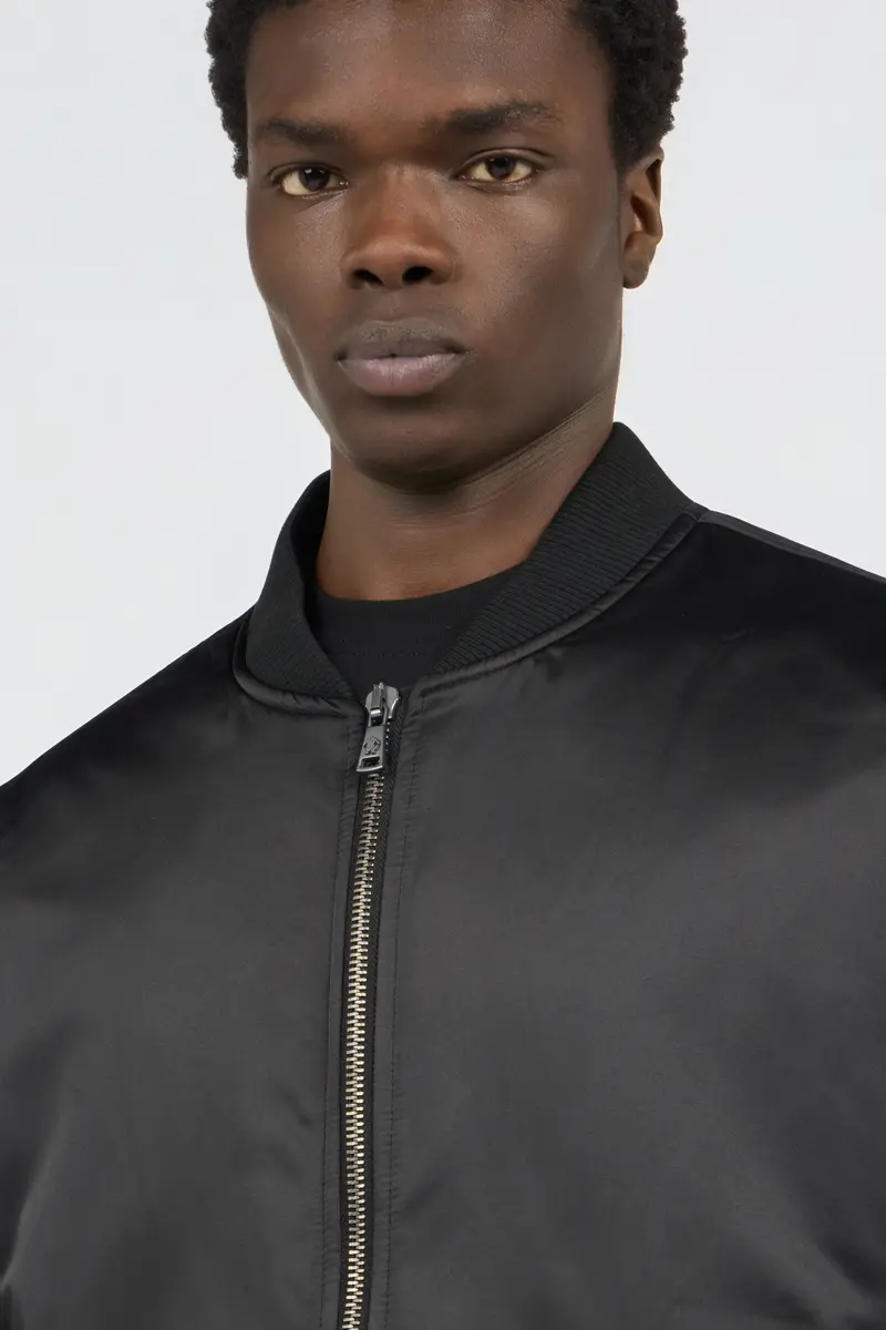 Roberto Cavalli Black Bomber Jacket with Monogram RC | Thumbnail 4 Roberto Cavalli Black Bomber Jacket with Monogram RC | Thumbnail 4
