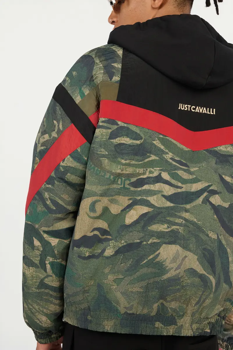 Roberto Cavalli Tiger Camu Print Jacket | Thumbnail 6 Roberto Cavalli Tiger Camu Print Jacket | Thumbnail 6